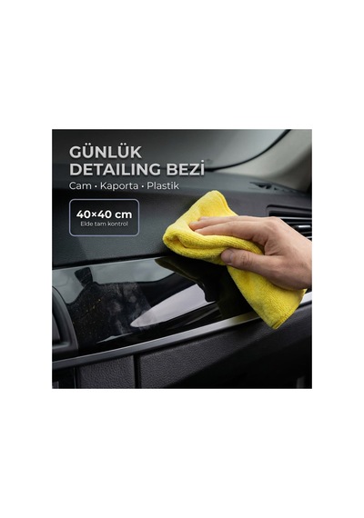 Yüksek Emicili Mikrofiber Oto Kurulama Ve Temizlik Bezi 40x40 Schön Weiter