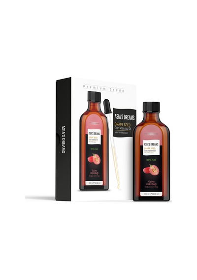 Asia's Dreams Üzüm Çekirdeği Soğuk Sıkım Yağ 100ml