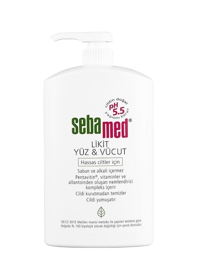 Sebamed Likit Yüz ve Vücut Temizleyici Jel 1 L