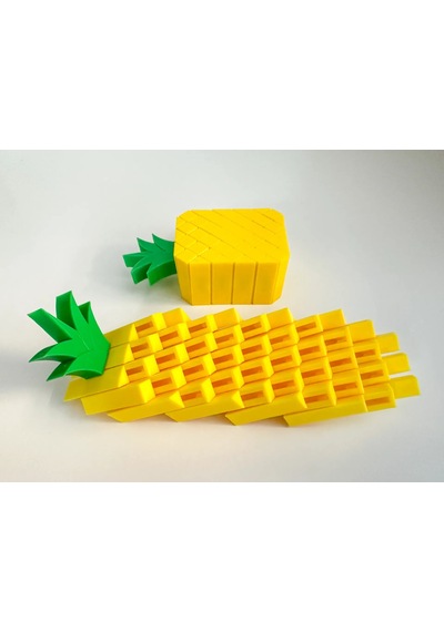 3d Baskı Ananas Fidget Oyuncak - Hareketli Duyusal Masa Oyuncağı, Stres Giderici Puzzle Fidget