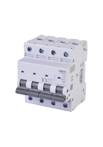 6ka C Tipi 4 Kutup Otomatik Sigorta 100a