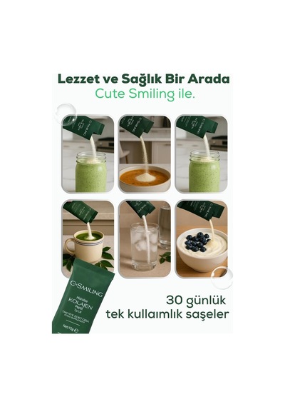 Hidrolize Kolajen Peptit 10gr X 30 Adet Tip I & Tip Iıı Aromasız Tek Kullanımlık Saşe