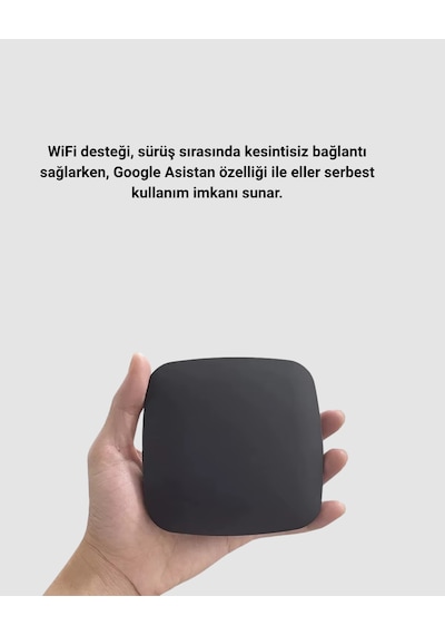 Android Auto Kablosuz Dönüştürücü Hızlı Eşleşme Ve Sesli Asistan Destekli