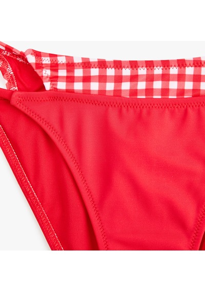 Koton Koton X Sibil Çetinkaya - Yanları İpli Katmanlı Bel Detaylı Pötikareli Bikini Altı Kırmızı 6sak00223mm Koton Koton X Sibil Çetinkaya - Yanları İpli Katmanlı Bel Detaylı Pötikareli Bikini Altı Kırmızı 6sak00223mm