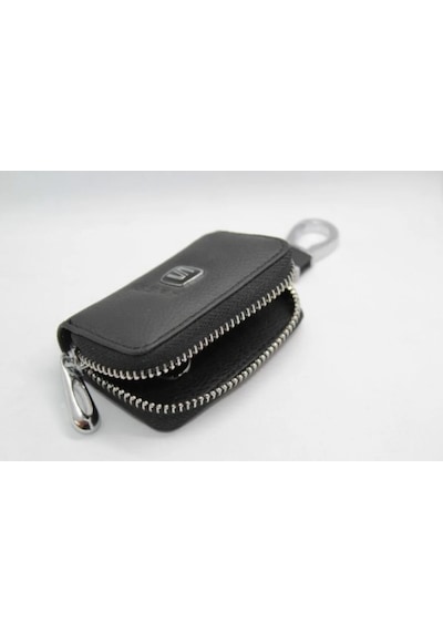 Seat Deri Fermuarlı Anahtarlık Seat Car Keychain