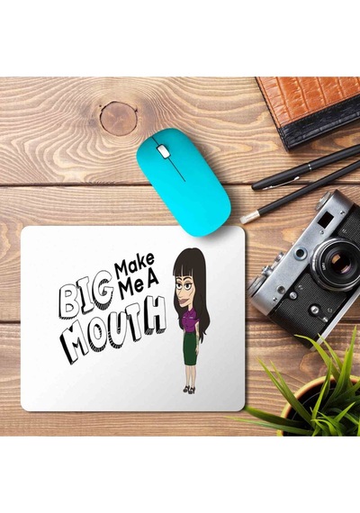 Big Mouth Make Me A Baskılı Mouse Pad Mousepad Baskılı Mousepad Mouse Pad