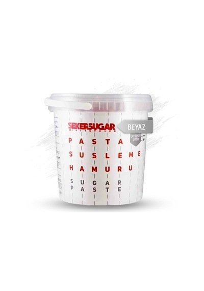 Şeker & Sugar Şeker Hamuru 1 Kg Beyaz