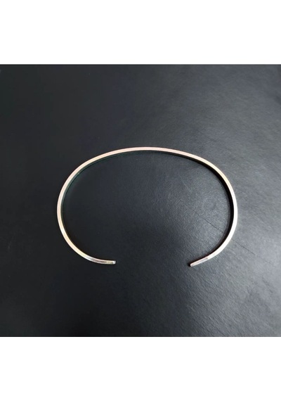 Oriental Kuyumculuk Jewellery Taşsız Ince Bilezik Gümüş