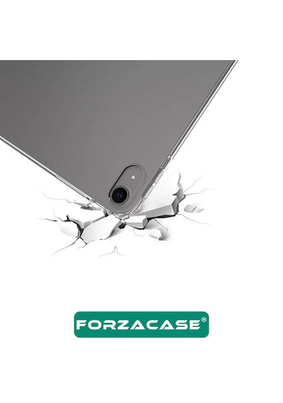 Forzacase Apple Uyumlu iPad  Air 2024 13 İnch İle Anti Shock Silikon Kılıf Şeffaf - Fc014 Şeffaf
