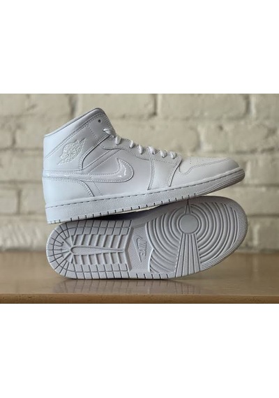 Nike Air Jordan 1 Mid Beyaz Kadın Spor Ayakkabı