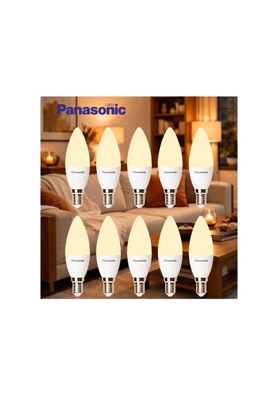 Mum Ampul İnce Duy 4.9w E14 Duy 4000 Kelvin 10'lu Gün Işığı