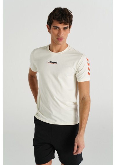 Hummel Lambert Kısa Kollu Tişört 912127-9157 Beyaz