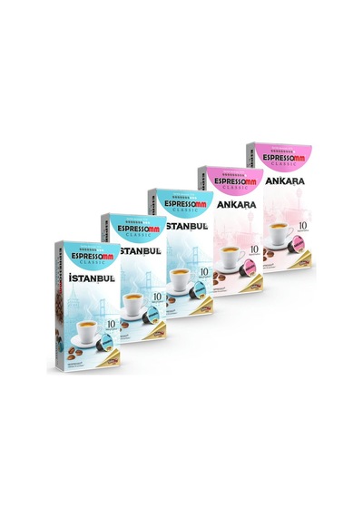 Espressomm® Classic Karışık Istanbl&Ankara Kapsül Kahve 50 Adet