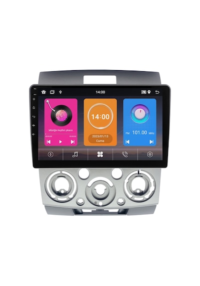 Ford Ranger Android Multimedya Sistemi 2009-2011 8+256 Gb Premium Ekran Teyp Yazılımsal 9"