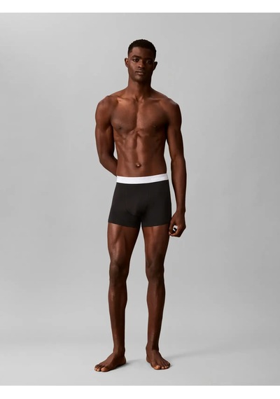 Calvin Klein Relaxed Fıt Trunk 3p, 4m5 Siyah Erkek 3'lü Boxer