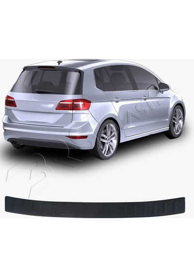 Volkswagen Golf Sportvan Uyumlu 2012-2019 Abs Arka Tampon Üstü Koruma