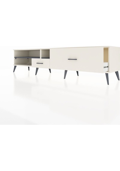 Hyperion Tv Ünitesi 2 Raflı 2 Çekmeceli 220x44x51 Aytaşı-antrasit/aytaşı Antrasıt/aytası - Aytası Hyperion Tv Ünitesi 2 Raflı 2 Çekmeceli 220x44x51 Aytaşı-antrasit/aytaşı Antrasıt/aytası - Aytası