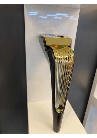 Legend Sert Plastik Ayak 15cm Siyah Altın Kanepe Koltuk Ayağı Modern Tv Ünite Mobilya Dolap Gold
