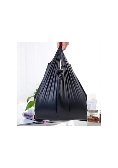 Kalın Siyah Poşet Küçük Boy 1 Kg Hışır Atlet Poşet Market Manav Poşeti Çöp Poşeti