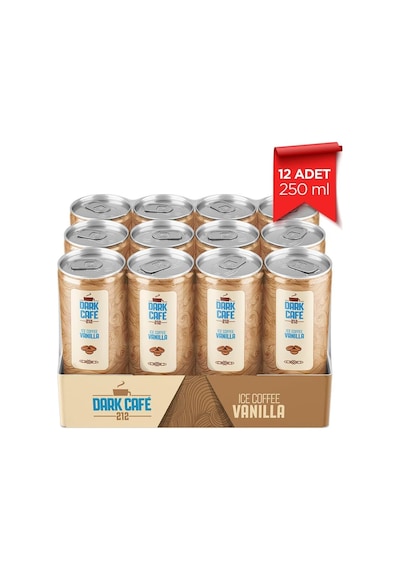 Dark Café 212 Soğuk Kahve Vanilla 250 Ml X 12 Adet Hazır