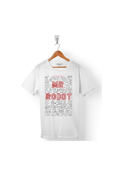 Mr. Mr Robot Who Is Fsocıety Code Ben Robot Erkek Tişört 001