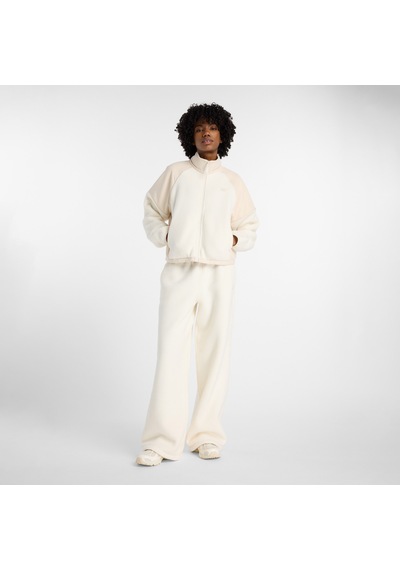New Balance High Pile Fleece Kadın Beyaz Ceket Wj53503-pef Beyaz