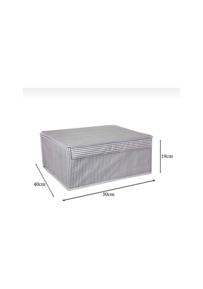Aksa Home Raf Dolap Düzenleyici Hurç Saklama Ve Düzenleme Kutusu Çok Amaçlı Kutu Baza Altı 39x50x19 Cm Baza Altı