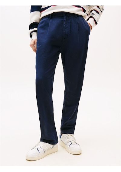 Tommy Hilfiger Tjm Isaac Lıght Cotton Pants Erkek Mavi Pantolon - Dm0dm21705
