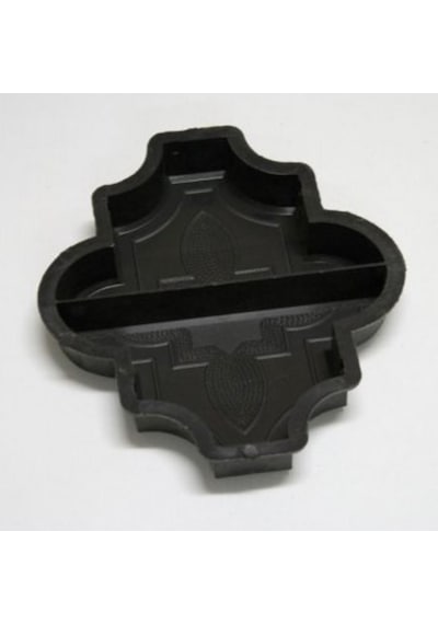 Plastik Parke Taşı Kalıbı Tekli Zambak Dikey 1/2 4,5 Cm (10 Ad)