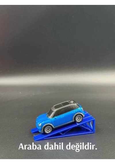 1:64 Ölçek Araba Rampası - Safir Mavisi