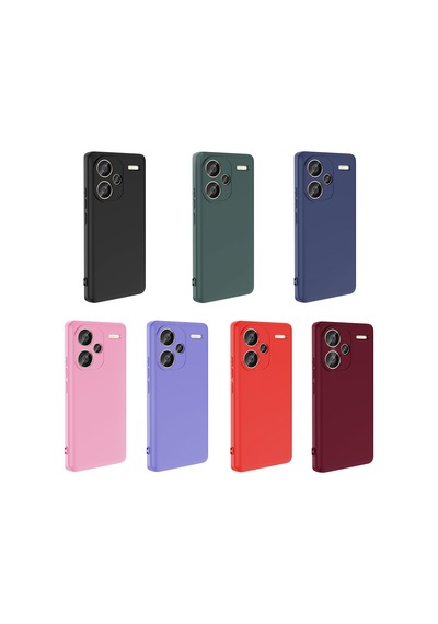 Xiaomi Redmi Note 13 Pro Plus 5g Kılıf Yumuşak Silikon Kamera Korumalı Lansman Pazarplus Siyah
