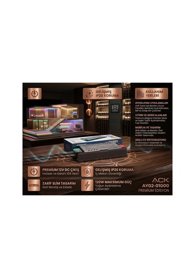 Enerji Aydınlatma / 10 Amper Trafo 12v
