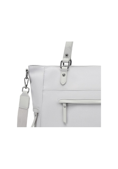Smart Bags Twill Dimi Kumaş Kadın Omuz Çantası 3323 Açık Bej