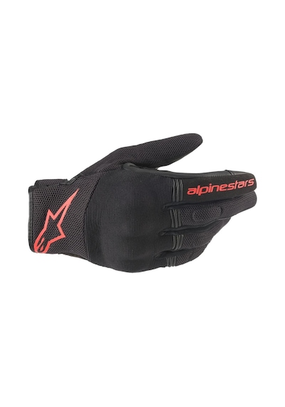 Alpinestars Copper Korumalı Motosiklet Eldiveni Siyah Kırmızı