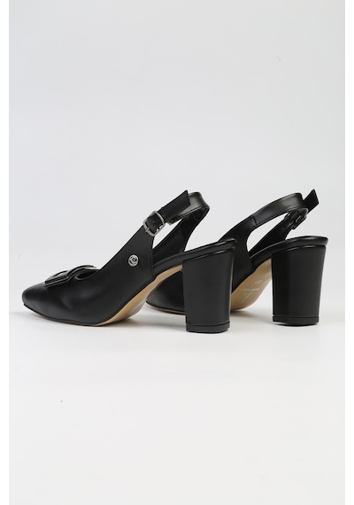 Pierre Cardin Pc-53113- 3592 Siyah Cilkadın Topuklu Ayakkabı 001
