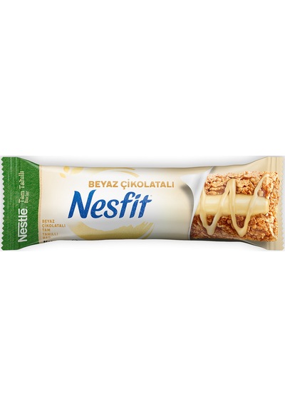 Nesfıt Beyaz Çikolatalı Tam Tahıllı Bar 22,5g