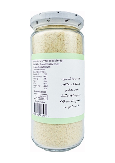 OG natural Organik RuşeyMLi Bebek Irmiği 320 G