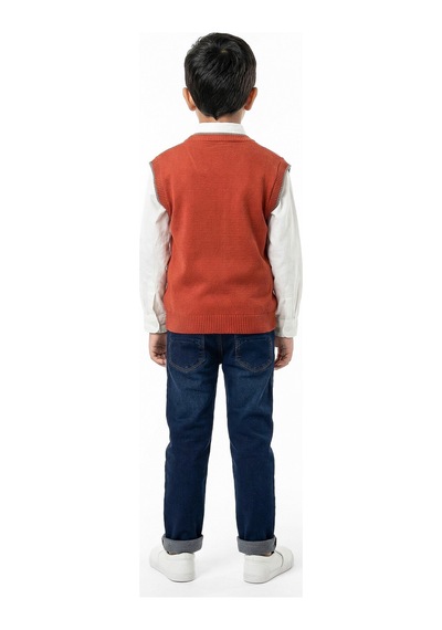 Xo Kids Erkek Çocuk 4lu Alt Üst Takım 6-9 Yaş 13220 Kahverengi