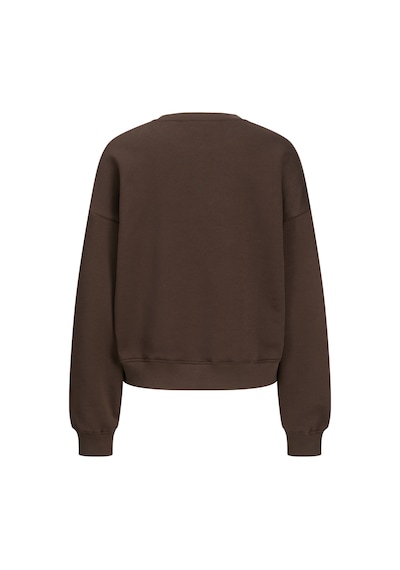 Jack & Jones Kadin Minimal Logo Baskili Sweatshirt - Studio - 12280154 Bracken
