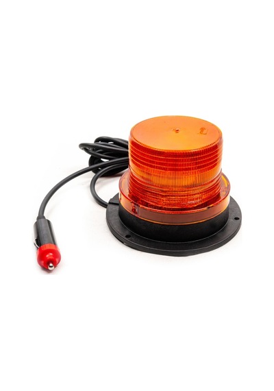 Ahmet Otomotiv Sarı Ledli Çakarlı Flaşlı Mıknatıslı Tepe Lambası 12v/24v/48v/110v