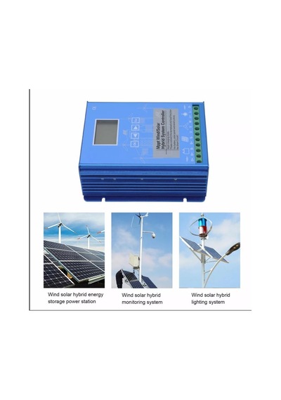 500w Mppt Hybrid Rüzgar-solar Şarz Kontrol Cihazı