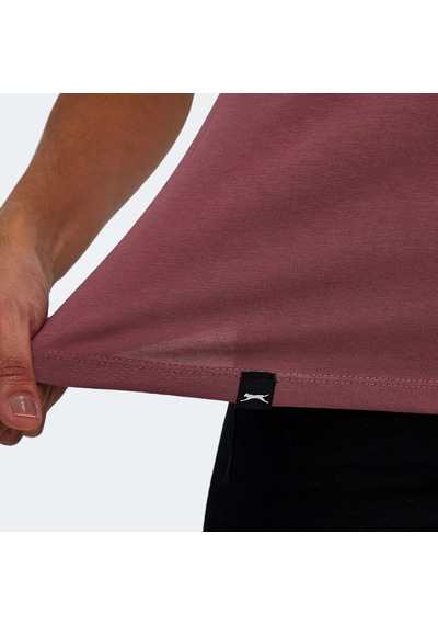 Slazenger VIVEK Kadın V Yaka Gül Tişört