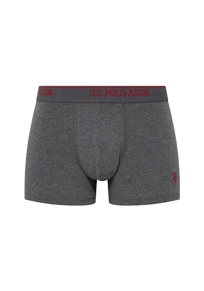 U.S. Polo Assn. U.s Polo Assn. 90005 Erkek Battal 3'lü Boxer-siyah&antrasit&lacivert Siyah - Antrasit Melanj - Lacivert