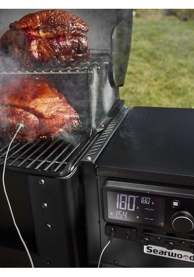 Weber 1500132 Searwood Xl 600 Akıllı Wood Pellet Izgara Wi Fi/bluetooth & Directflame-195 Siyah