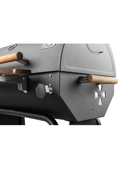 Grillord 75 Kömürlü Barbekü 2 Adet Döküm Izgaralı + Hediye Seti Önlük + Kılıf