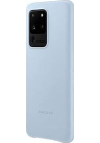 Galaxy S20 Ultra İle Uyumlu Kılıf Leather Cover Mavi Ef-vg988llegww
