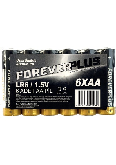 Forever Plus Aa Kalem Pil 6'lı