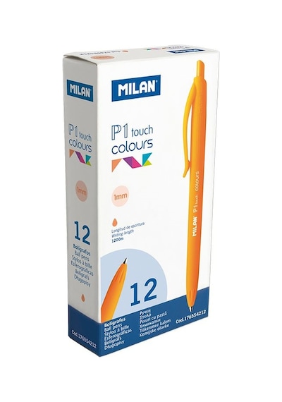Mılan 176554212 P1 Touch Turuncu Tük Kalem 12Li