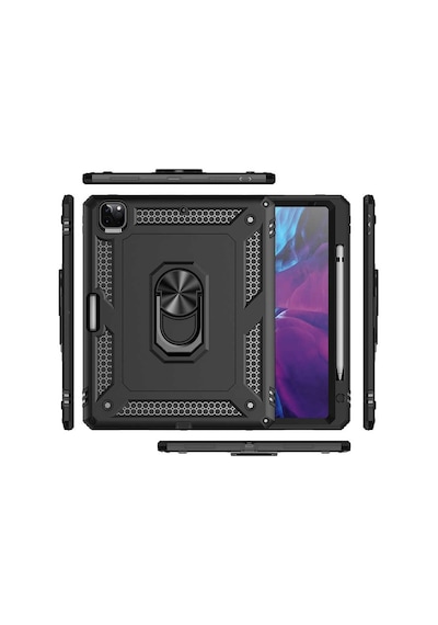 Apple Uyumlu iPad, Pro 12.9 2020 4.nesil - Zore Tablet Vega Kapak-kırmızı Tablet Kılıfı