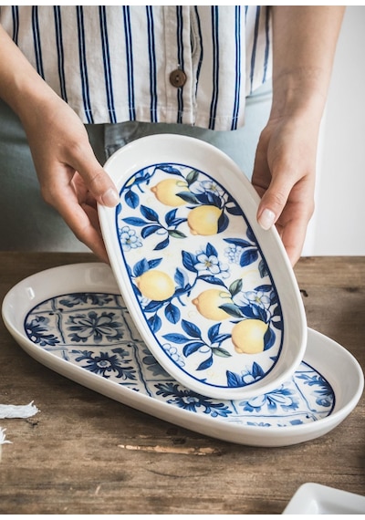 The Mia ODL0012 Odore Di Limone Oval Servis 2'li 26 CM